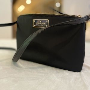 Kate Spade nylon crossbody bag black